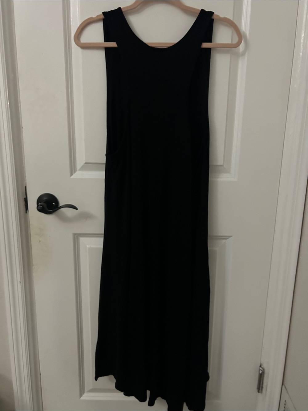 Swimsuitforall Black flowy Sleeveless Maxi Dress